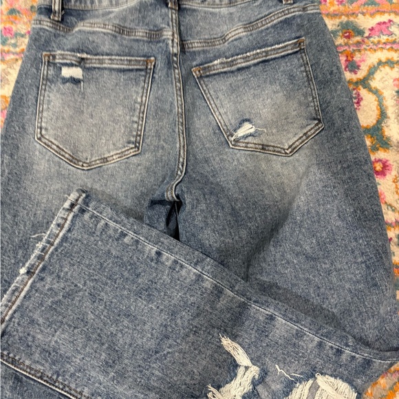Distressed Blue Jeans - Picture 6 of 9
